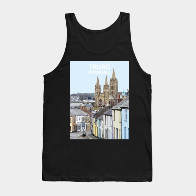 Truro Cornwall. Cornish gift. Kernow fishing harbour Tank Top by BarbaraGlebska